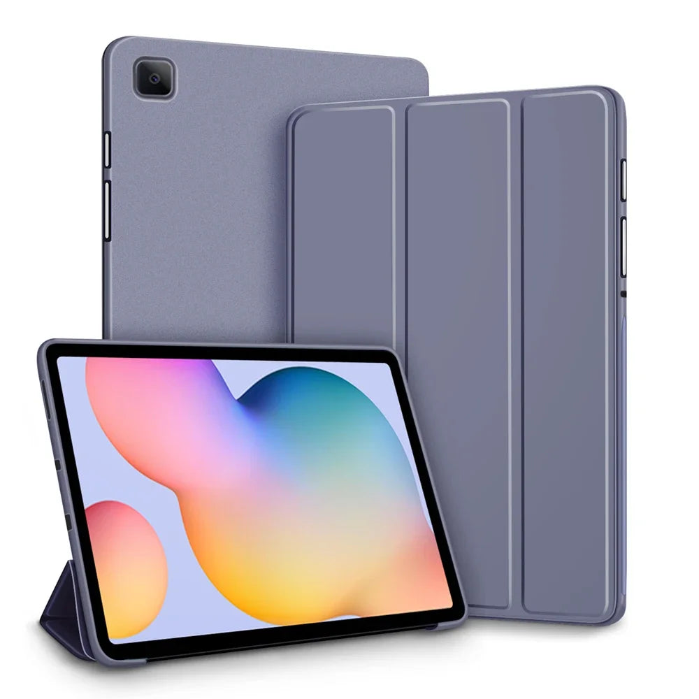 Case Fit Samsung Galaxy Tablet Case for S6 lite Tab A9 A8 A7 S7 S8 S9 and Plus FE Smart Auto Sleep Wake Function Silicone Cover