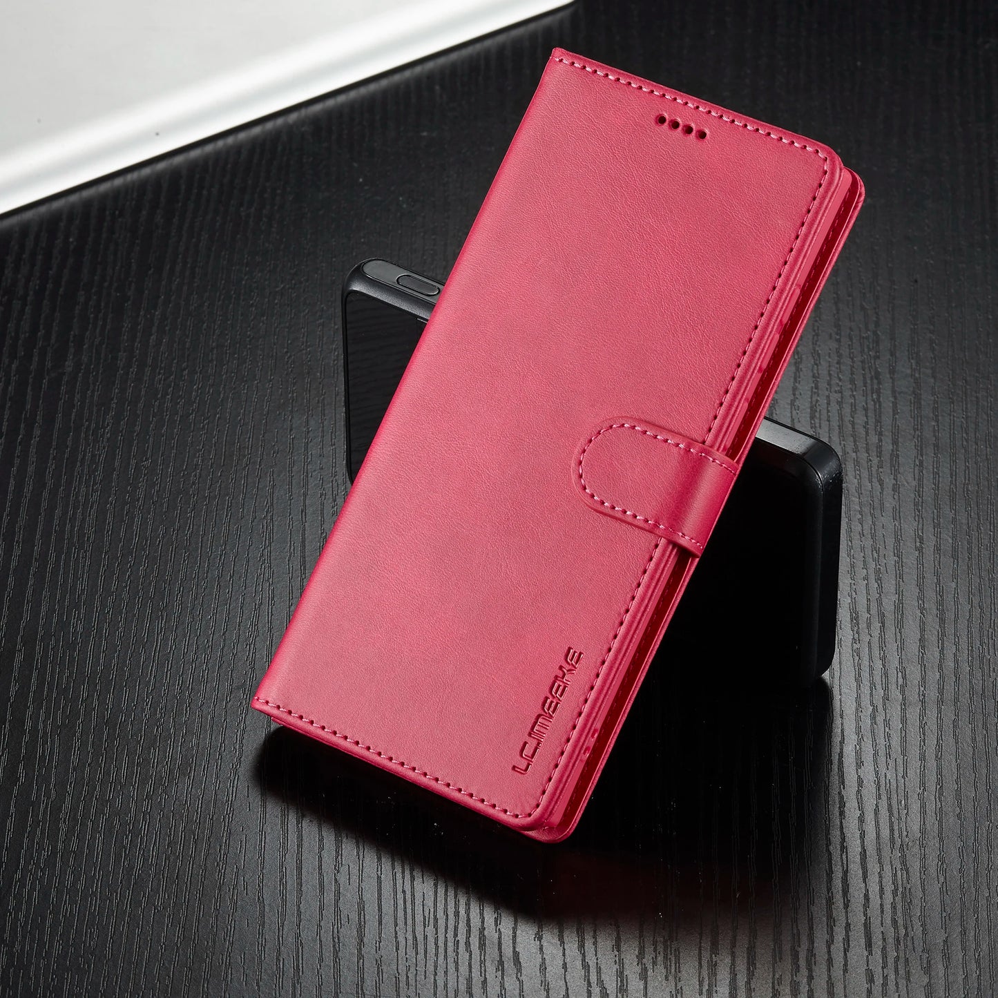 Business Leather Case for Samsung Galaxy S25 Edge Ultra S24 FE S23 Plus 5G Flip Wallet Card Holder Phone Cover