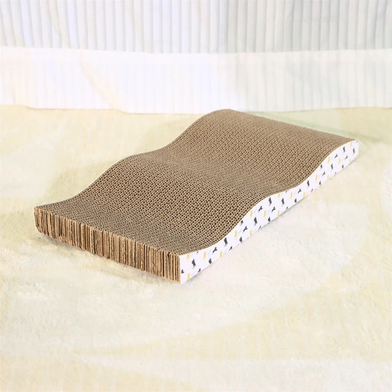 Cat scratching board, cardboard double-sided cat scratching board large wide corrugated modern sofa bed cat supplies, cat toys