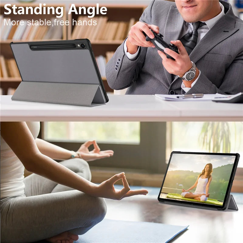 Tablet Case for Samsung Galaxy Tab S9 FE Cover 10.9 inch 2023 Magnetic Smart Stand For Galaxy Tab S9 FE 10 9 Case SM-X510 X516B