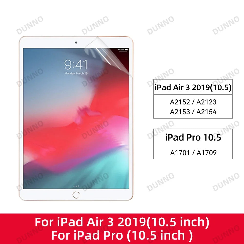 For iPad Air 6 2024 Pro 11/13 M4 Screen Protector Film Paper Feel Matte PET Painting for iPad 7th 8th 9th 10th Generation