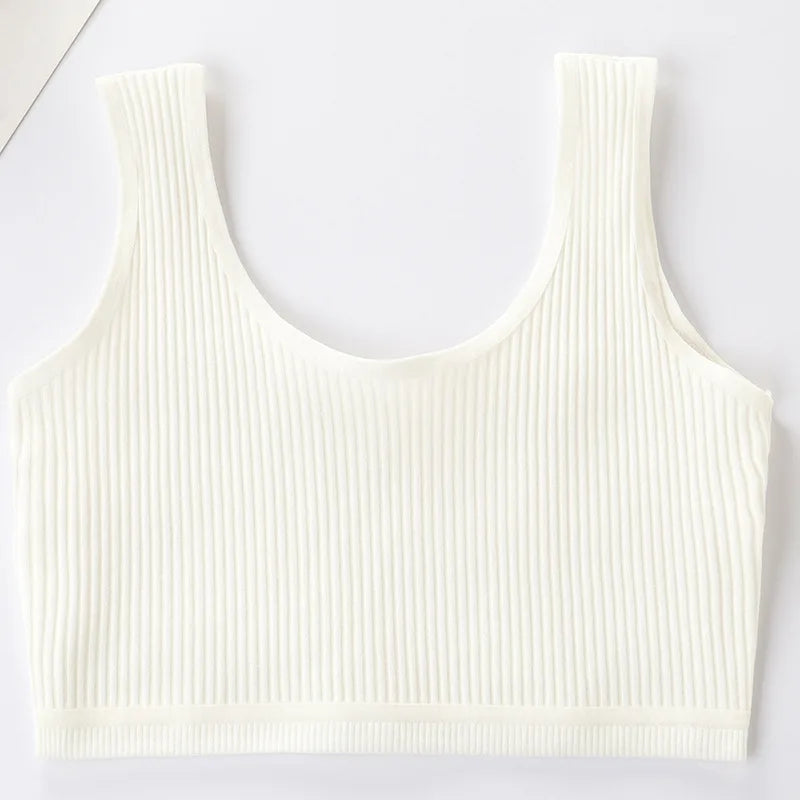 4 Pcs/Lot Teen Girl Sports Bra Kids Top Camisole Young Puberty Small Training Bra For 8-16 Years Girls Training Bra