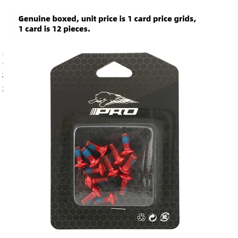Bike Disc Brake Rotor Fixing Screw 12PCS T25 Bicycle screws Steel Alloy for MTB Road Bike 6-Bolt Plate Bicycle accessories