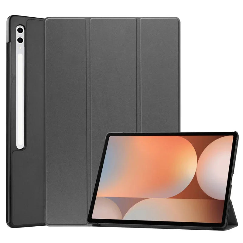 For Samsung Tab S10 Ultra Case 14.6 Inch SM-X920 Flip Case Tri-Folding Stand Magnetic Smart Cover for Galaxy Tab S10 Ultra Cover