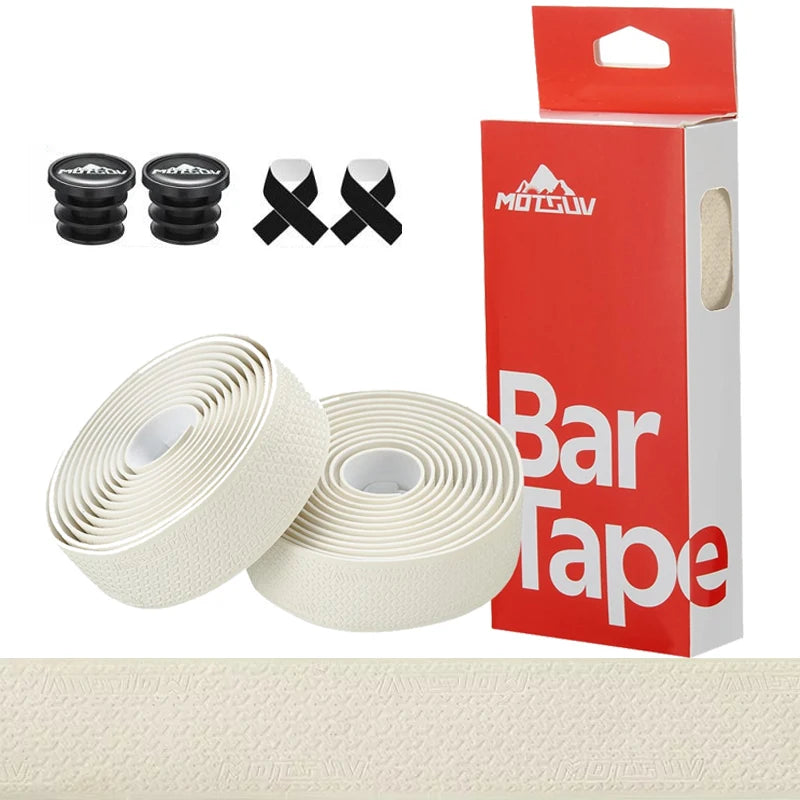 1Pair Road Bike Handlebar Tape Anti Slip Silica Gel Handlebar Tape Shock Absorption Cycling Bar Tape Bicycle Accessories