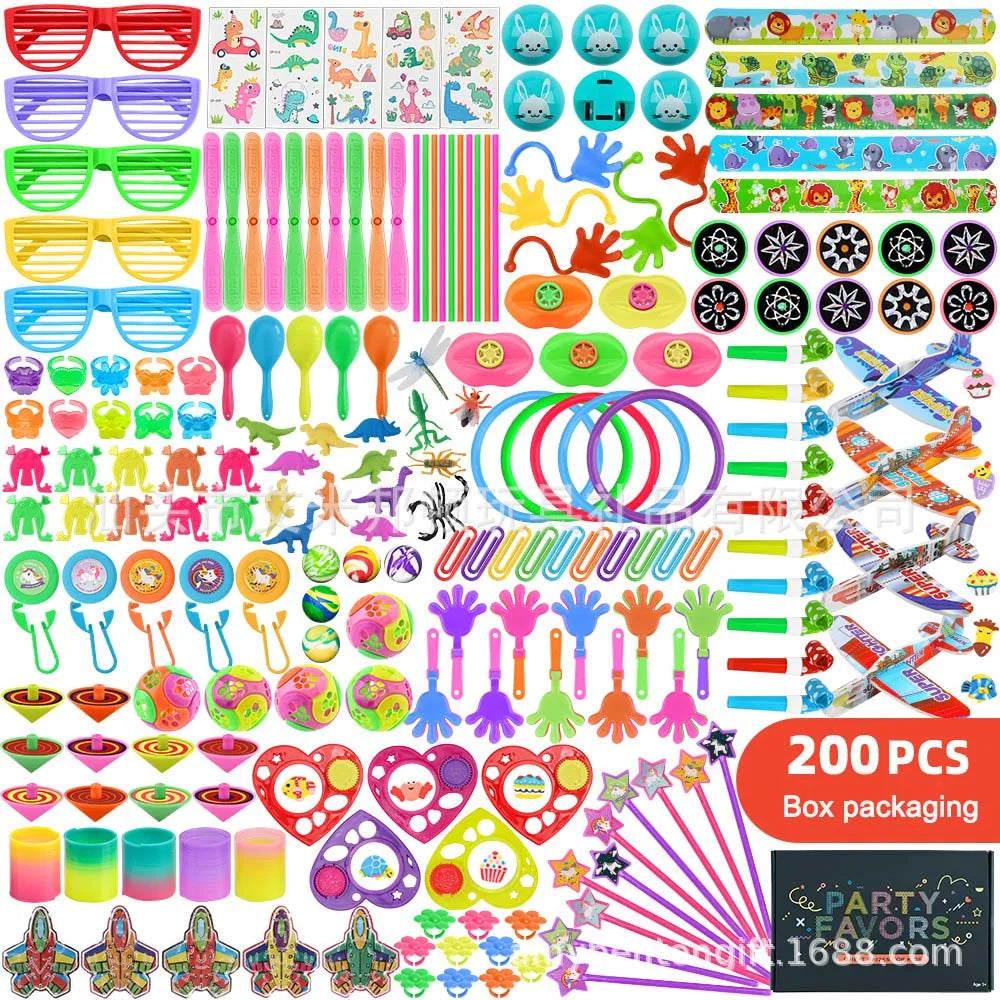 30/200/300PCS Party Favors Toy Assortment Giveaway Pinata Filler Bulk Toys for Kids Birthday Party Present Souvenir Toys Gift