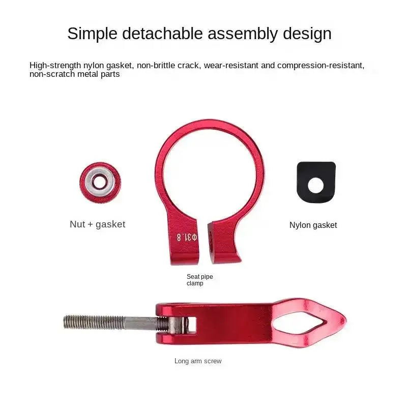 Bike Seat Post Clamp Quick Release Aluminum Alloy Bicycle Seatpost Saddle Lock MTB 31.8mm 34.9mm Cycling Accessories