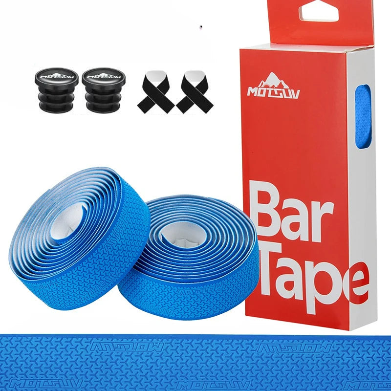 1Pair Road Bike Handlebar Tape Anti Slip Silica Gel Handlebar Tape Shock Absorption Cycling Bar Tape Bicycle Accessories