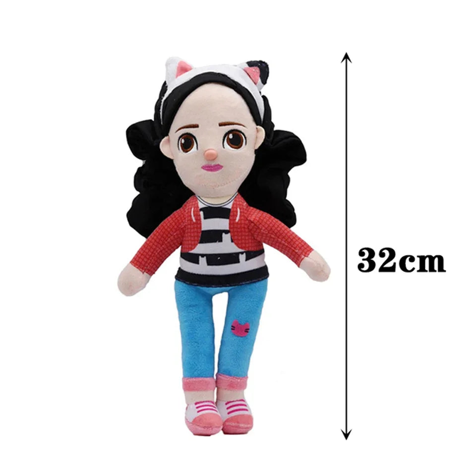 Newest 10 Styles Gabby Dollhouse Plush Toy Mercat Cartoon Stuffed Animals Mermaid Cat Plushie Doll Kids Birthday Christams Gifts