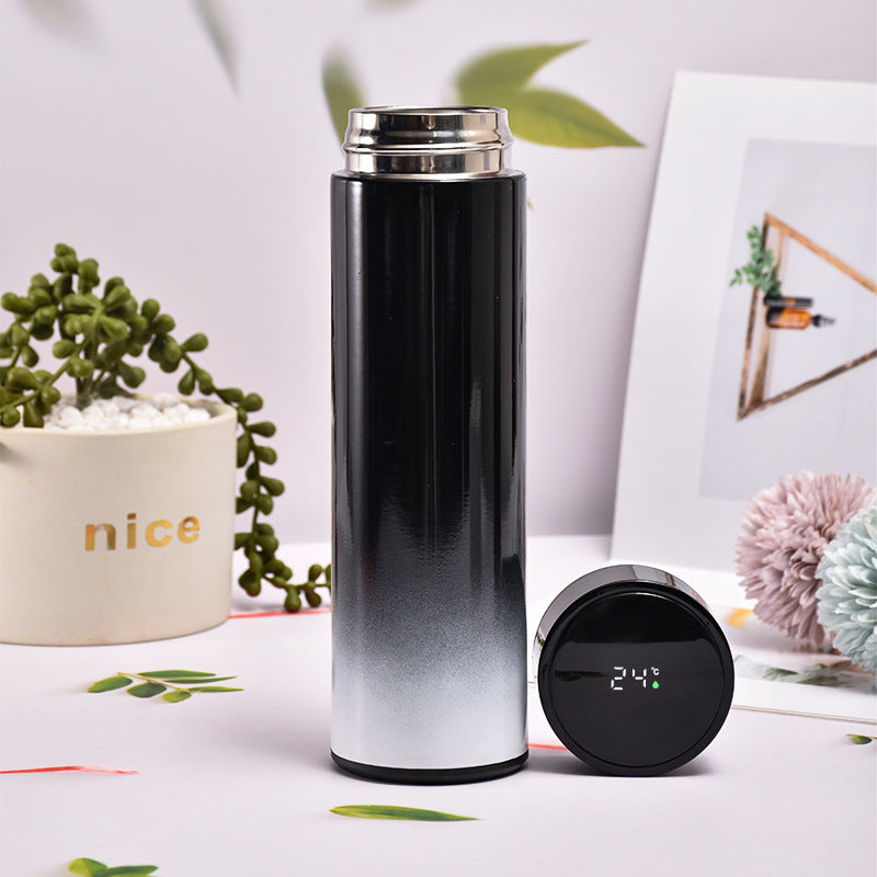 500ML Intelligent Insulation Cup Digital Display Temperature Cup 304 Stainless Steel Straight Cup Coffee Mug Thermal Tumbler