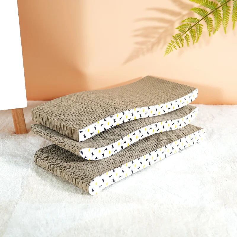 Cat scratching board, cardboard double-sided cat scratching board large wide corrugated modern sofa bed cat supplies, cat toys