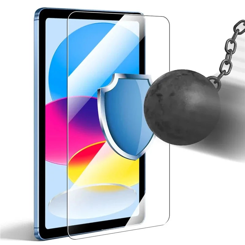 2PCS Glass Screen Protector Tablet Case IPad 10th Generation 11th 10.9 Inch 2025 iPad A16 A3354 A3355 A2696 A2757 Gen Cover