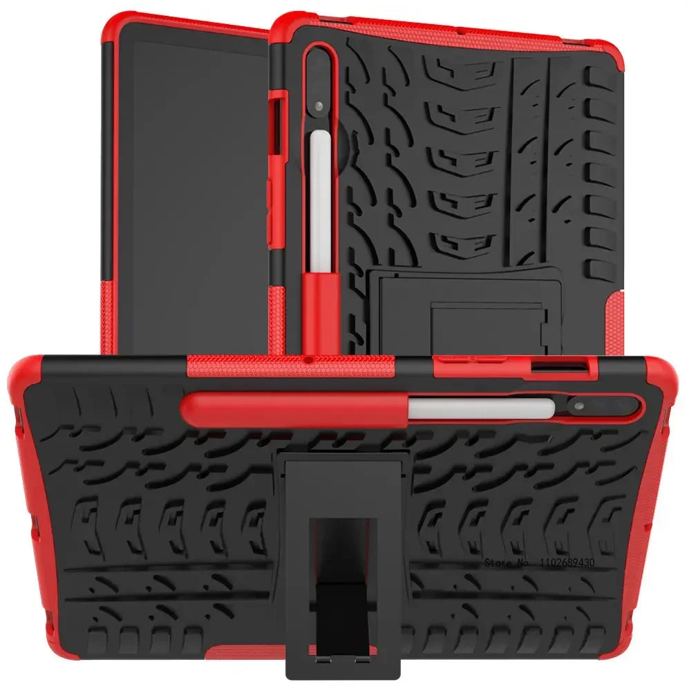 Armor Kickstand Case for Samsung Galaxy Tab S9 A9 Plus 11 12.4 S8 S7 FE A8 10.5 A7 Lite S6 Lite 10.4 Tablet Cover SM-X810 Funda