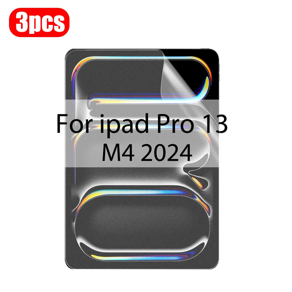 3Pcs Paper Feel Like Screen Protector For ipad Air 11 Pro 13 2024 10th 9th Generation 8 7 6 Air 5 4 Pro 11 12.9 10.5 No Glass