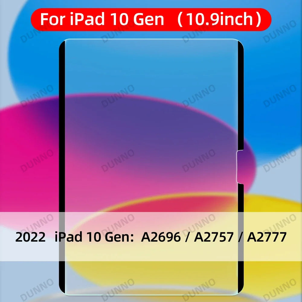 For 2024 iPad Air 11/13 M2 Magnetic Paper Feel Film for iPad Pro12.9 10th Air iPad 10.2 7th 8th 9th mini 4 5 6 Screen Protector