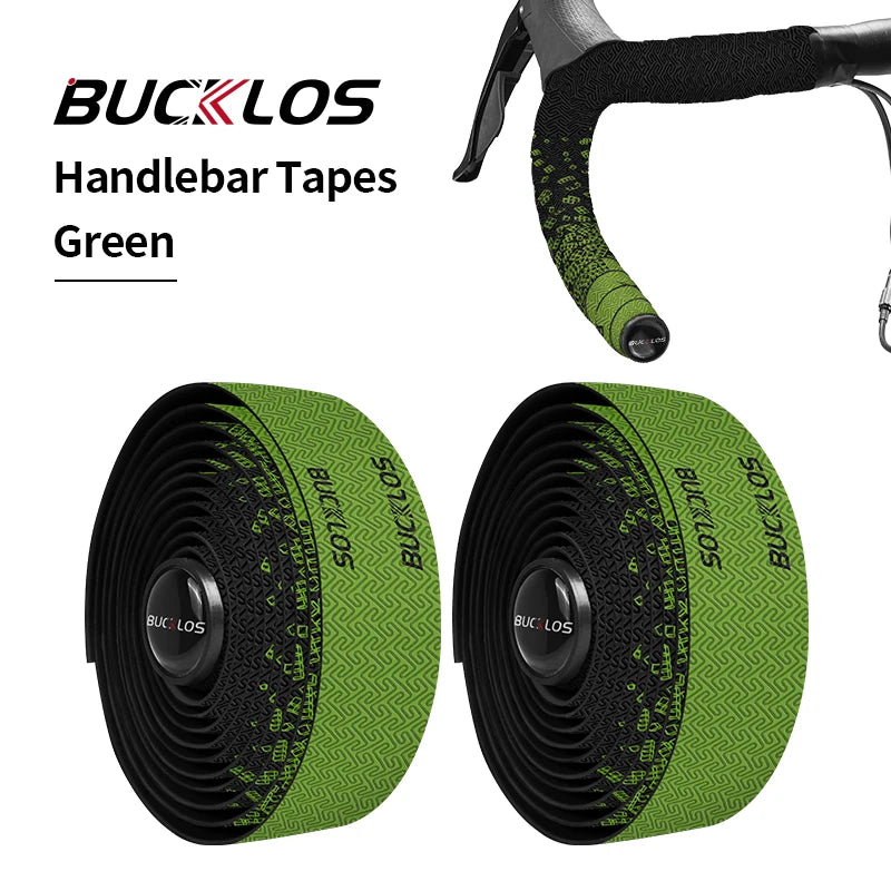 BUCKLOS Bicycle Handlebar Tape Comfortable Anti Slip Bike Handle Bartape Strap Shock Absorbing Road Racing Cycling Grip Tapes