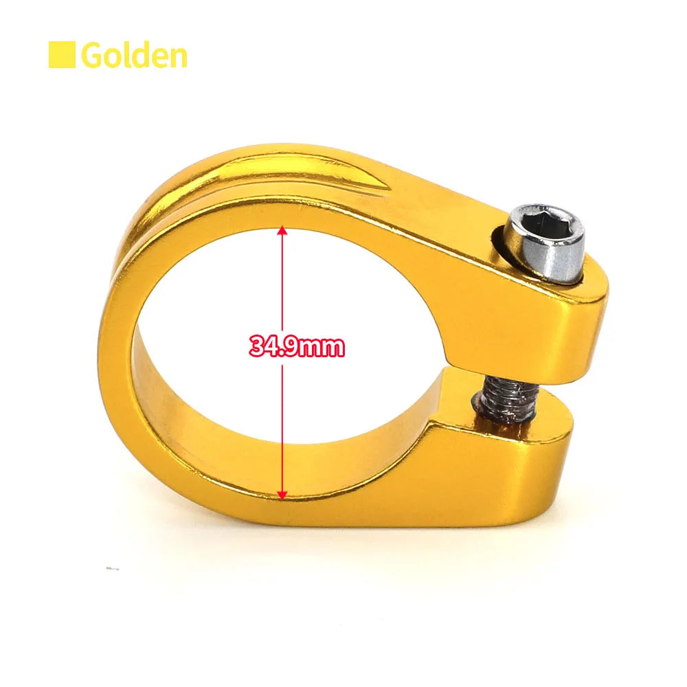 Aluminum Alloy Bicycle Seatpost Clamp 28.6/31.8/34.9mm Seat Tube Clamp MTB Bike Seat Tube Clip Bike Parts Bike Saddle Seat Clamp