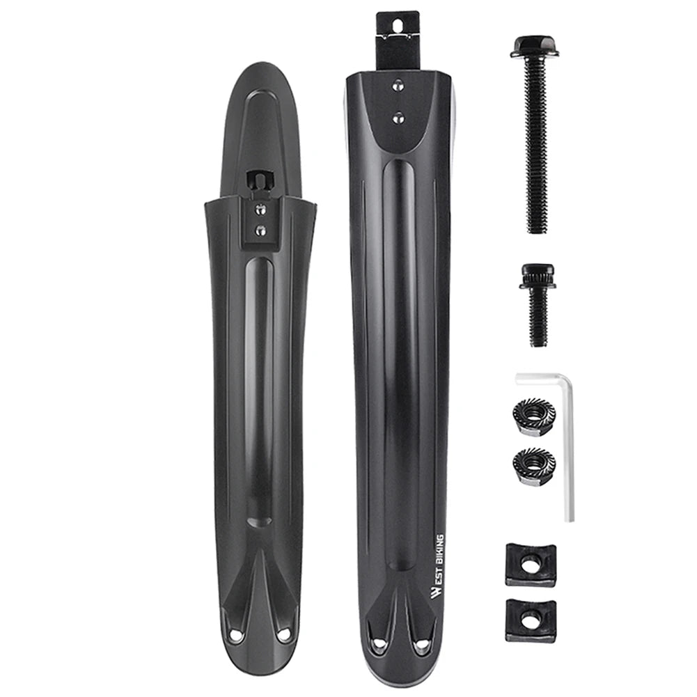 2Pcs Bike Fenders Mudguard Dustproof Cycling Splash Guard Universal Bicycle Mudguard Splash Proof for Mountain Bike
