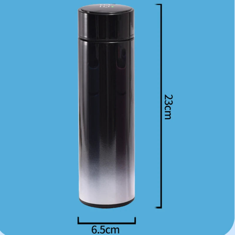 500ML Intelligent Insulation Cup Digital Display Temperature Cup 304 Stainless Steel Straight Cup Coffee Mug Thermal Tumbler