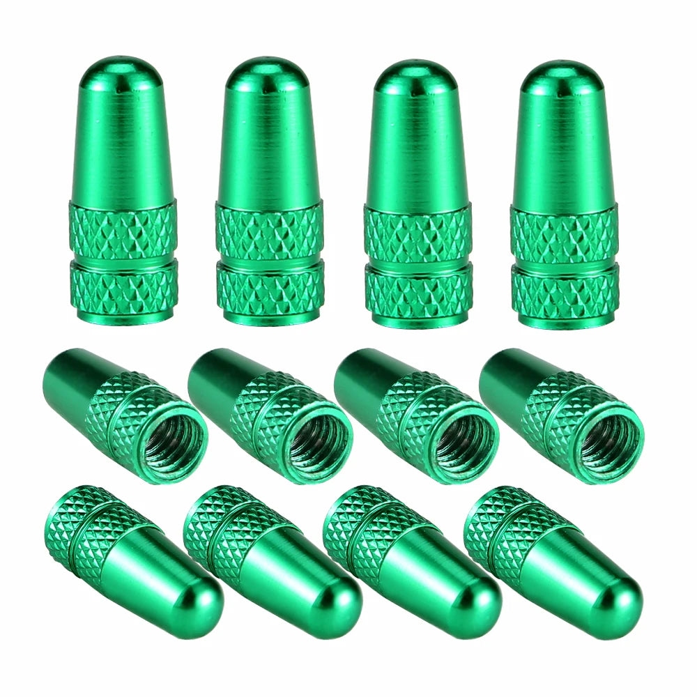 4Pcs/Set Aluminum Alloy Road MTB Track Racing Bike Tube Tyre Bicycle Tire Wheel French Valve cap Presta AIR Valve Caps