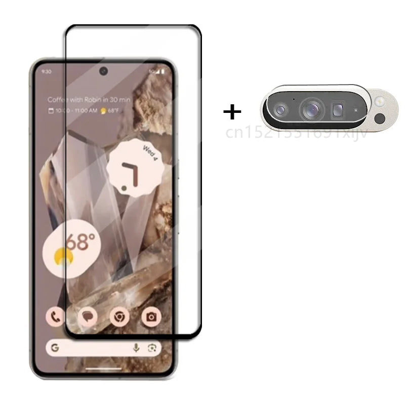Full Cover Glass For Google Pixel 9 Pro Tempered Glass For Google Pixel 9 Pro XL Screen Protector HD Phone Lens Film Pixel 9 Pro