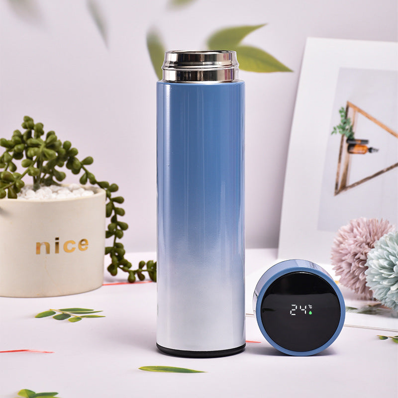 500ML Intelligent Insulation Cup Digital Display Temperature Cup 304 Stainless Steel Straight Cup Coffee Mug Thermal Tumbler