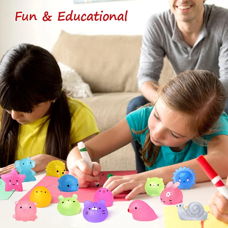 Mochi Squishies Kawaii Anima Squishy Toys For Kids Antistress Ball Squeeze Party Favors Stress Relief Toys For Birthday