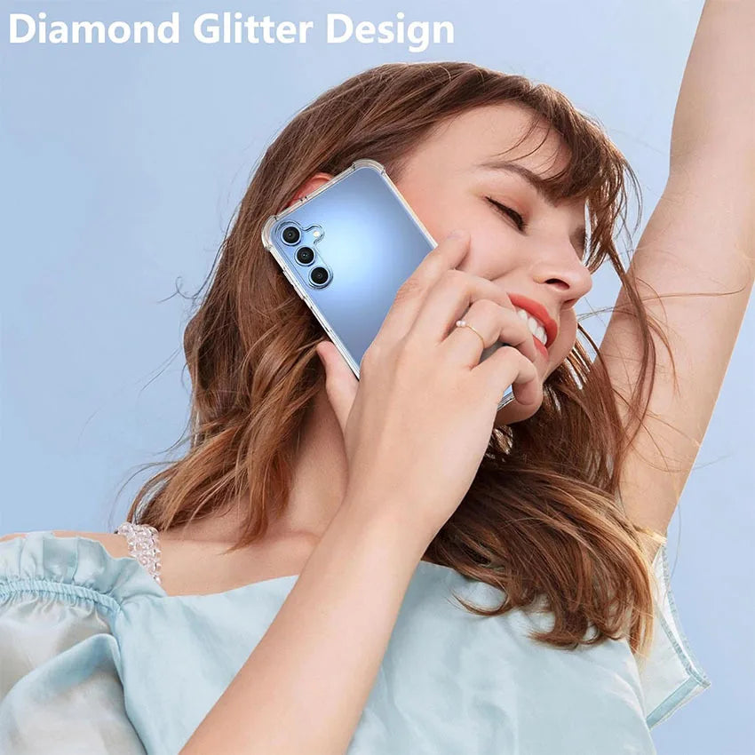 Samsung Galaxy A55 A54 A53 A52 A52S A51 A50 5G Phone Covers Shockproof Clear Silicone Soft Case For