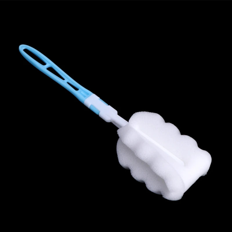 Practical Baby Nipple Milk Bottle Cup 360 Degree Sponge Cleaner Nipple Brush Washing Brush for Cups Bottle Brush