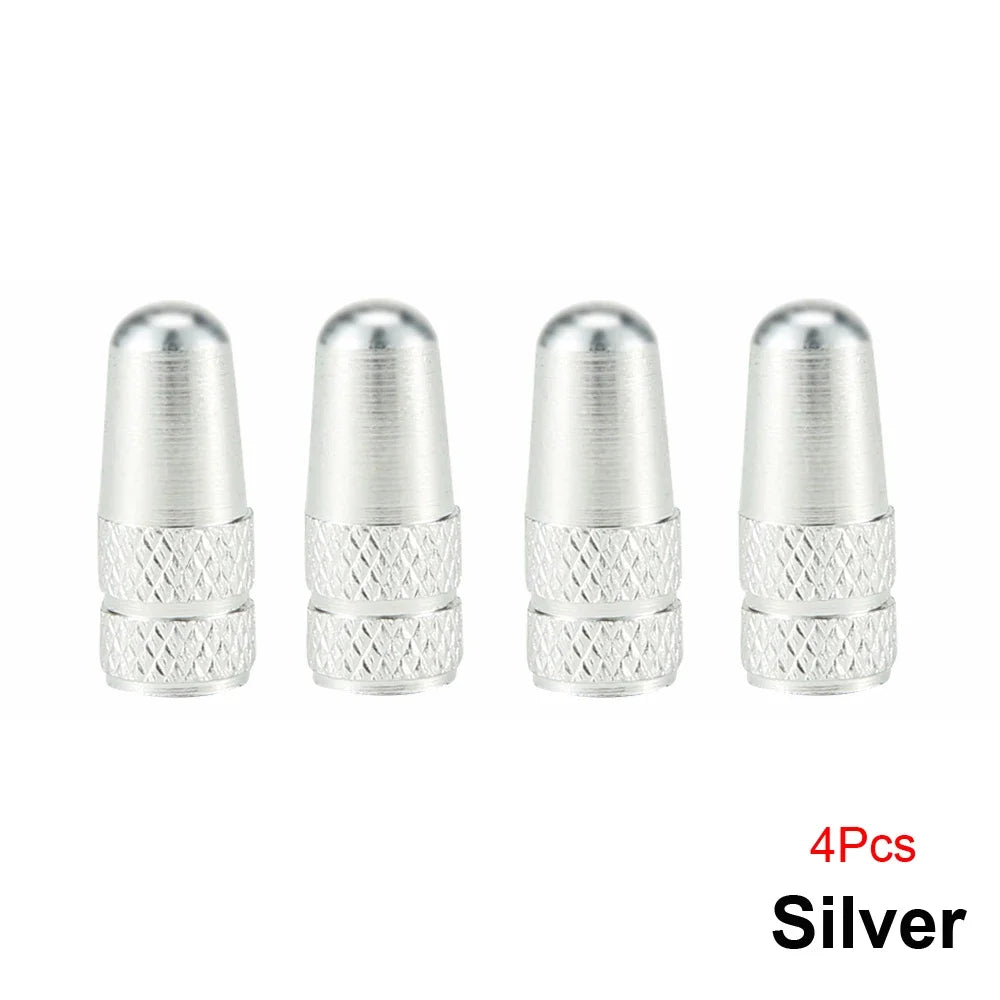 4Pcs/Set Aluminum Alloy Road MTB Track Racing Bike Tube Tyre Bicycle Tire Wheel French Valve cap Presta AIR Valve Caps