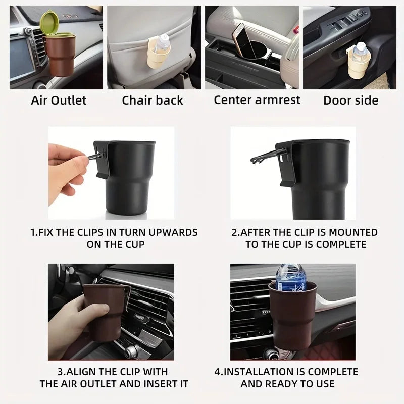 Car water cup holder Car air conditioning outlet suspension bracket fixed bracket cup multi-functional beverage shelf