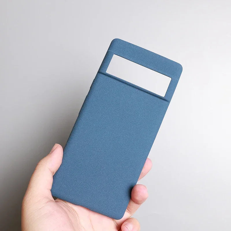 for Google Pixel 9A 9 8A 8 7 Pro 7A 6A 6 XL 5A 4A Case Sand Matte Soft Silicon Full Protect Antifall Anti-slip Cover Shell Funda