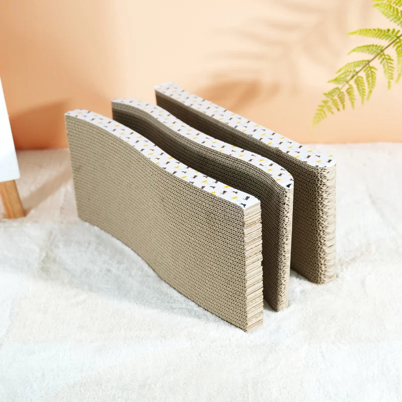 Cat scratching board, cardboard double-sided cat scratching board large wide corrugated modern sofa bed cat supplies, cat toys