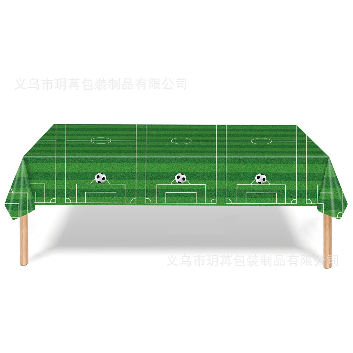 Soccer Theme Tablecloths Football Birthday Party Decorations Soccer Rectangular Plastic Table Cover Perfect for Game Day Parties