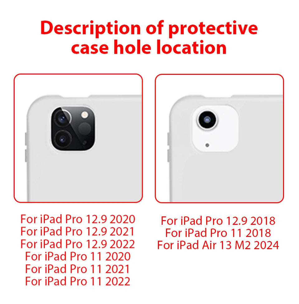 Ipad Pro 11 12.9 13 inch 2024 Case Air 5 4 3 9th 10th 10.9 Generation For iPad 7th 8th 10.2 Mini 6 Pro 9.7 Flip Smart Cover