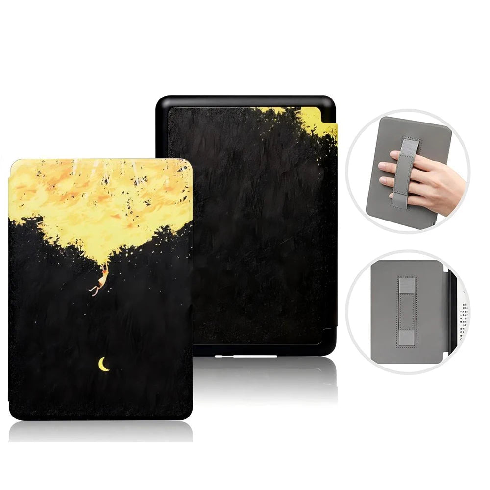 For Kindle 11th Generation 2024 Case 6'' with Hand Strap Kindle 6 inch Case Ebook C2V2L3 Auto Wake Sleep Cover PU Leather Funda