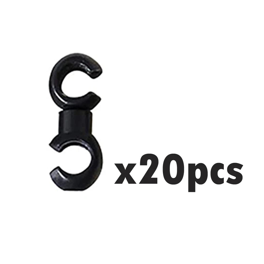 Bicycle Brake Gear Cable S Style Buckle Hose Guide Black Cross Line Clip Ring Clasp Cycling Accessories for Road Bike