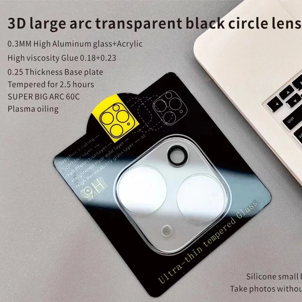 1~3 PCS Camera Protector For iPhone 16 15 Pro Max Camera Lens Film For APPle iPhone 15 ip 14 13 Mini 12 11 Pro Accessorios iPhone15 Pro Protege Camera Protection iPhone 15Pro lens glass