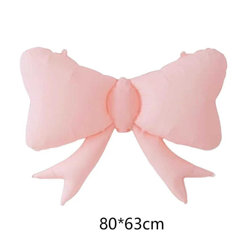 Cute Matte Rainbow Cake Bear Foil Balloon Kids Adult Birthday Party Decorations Cartoon Bow Candy Ice Cream Balloons Globos