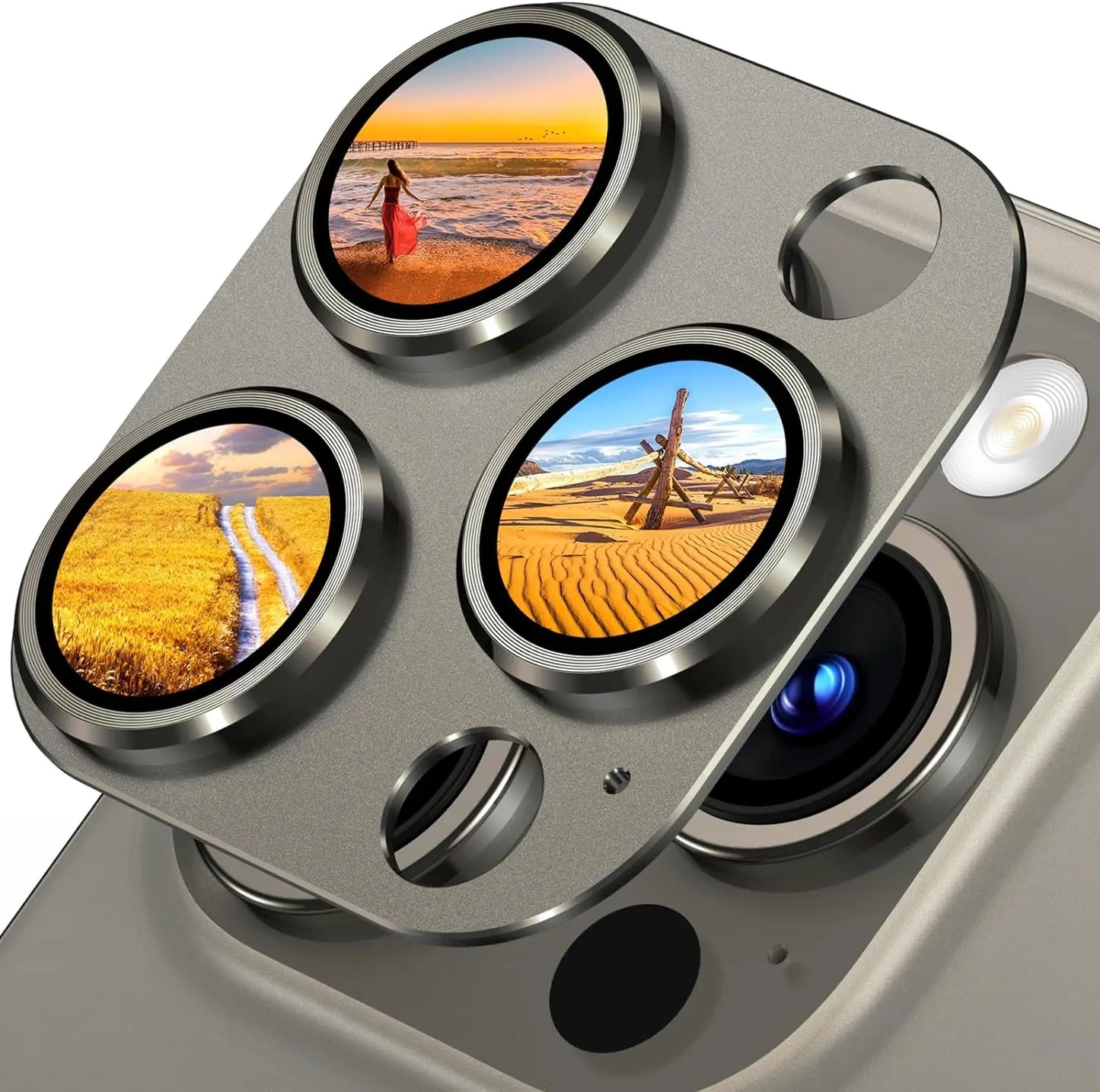 Metal Tempered Glass Camera Lens Protector Cover For iPhone 15 Pro Max 14 Plus 13 Mini 15Pro 14Pro Protection Phone Accessories