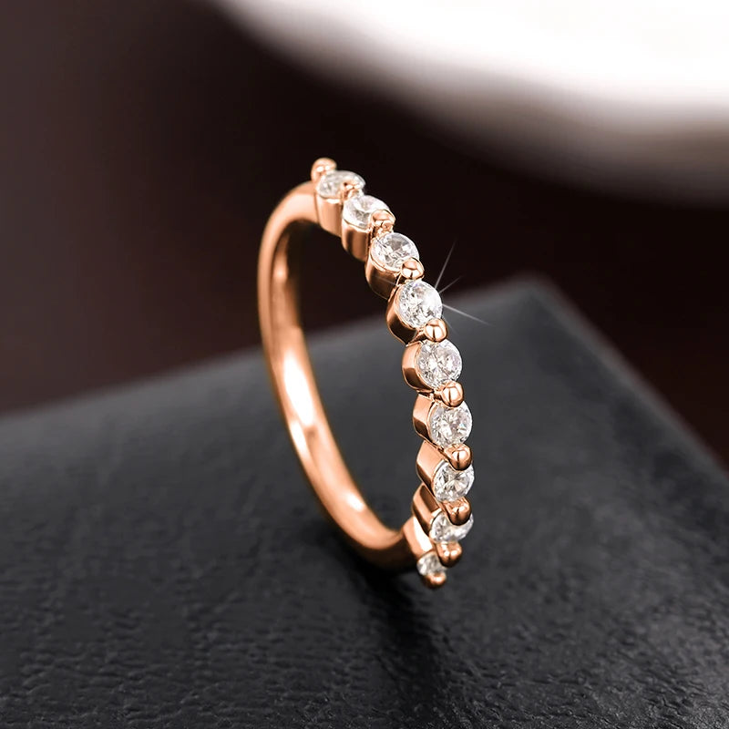Cubic Zirconia Thin Rings for Women Wedding Engagement Accessories Minimalist Female Rings Statement Jewelry Drop Ship