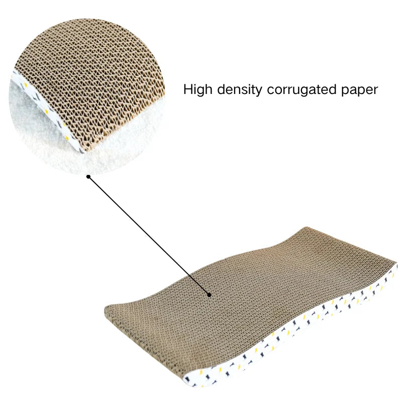 Cat scratching board, cardboard double-sided cat scratching board large wide corrugated modern sofa bed cat supplies, cat toys