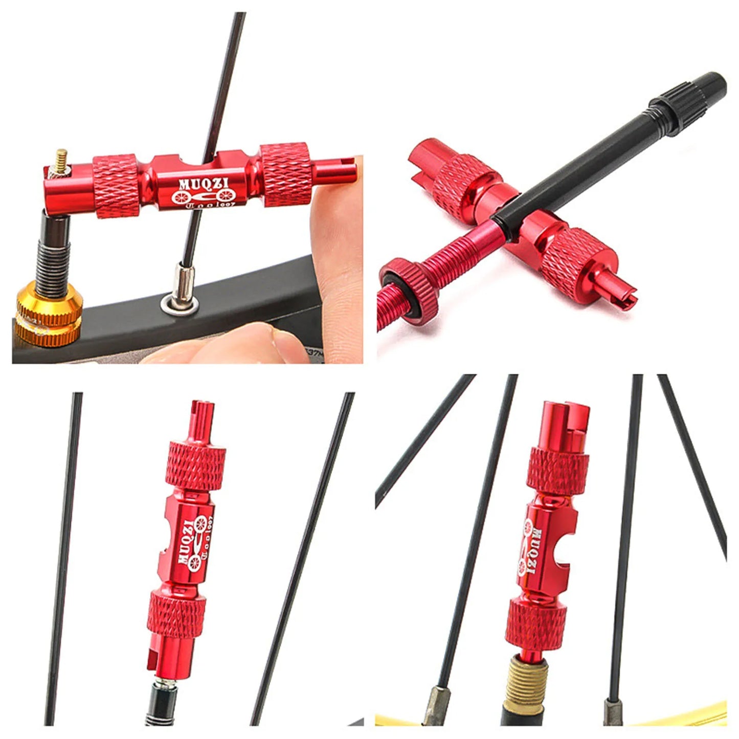 Mountain Bike Valve Core Remover Tool Anti-slip and Labor-saving Core Tool for Bicycles and Any Other Air Filled Tires