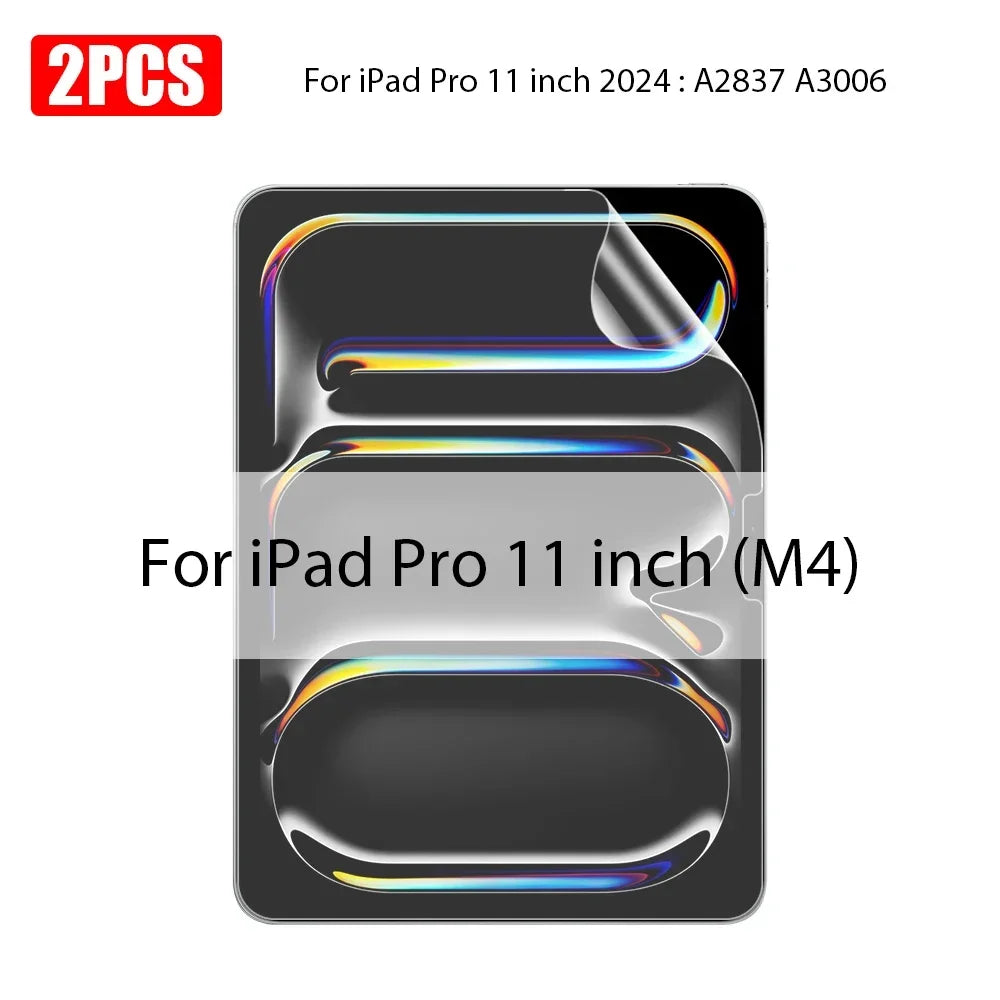 2Pcs/pack Paper Feel Screen Protector Painting Matte PET Film For iPad Pro 11 13 M4 12.9in Air Mini 8th 9th 10th Gen 9.7 10.9