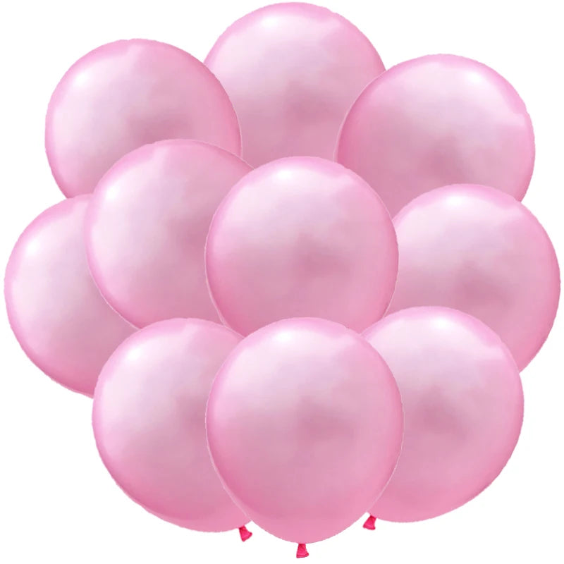 12inch 10pcs Mix Blue Rose Gold Confetti Latex Balloon colorful Baby Shower Wedding Birthday Party Decor Clear Balloons kids toy
