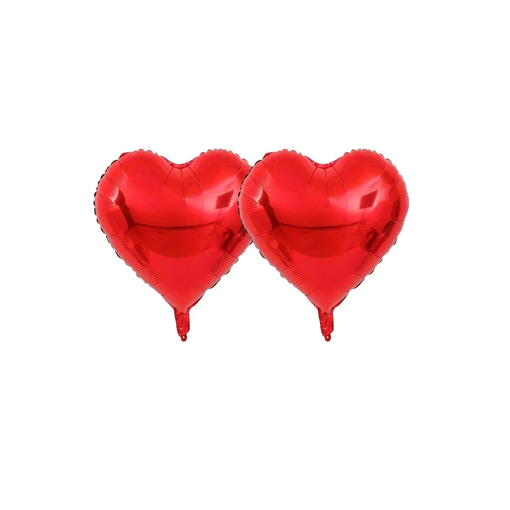 Multi-colored HAPPY BIRTHDAY Letters Foil Balloons Set Banner Heart Balloon Latex Confetti Balloon Birthday Party Decor Supplies