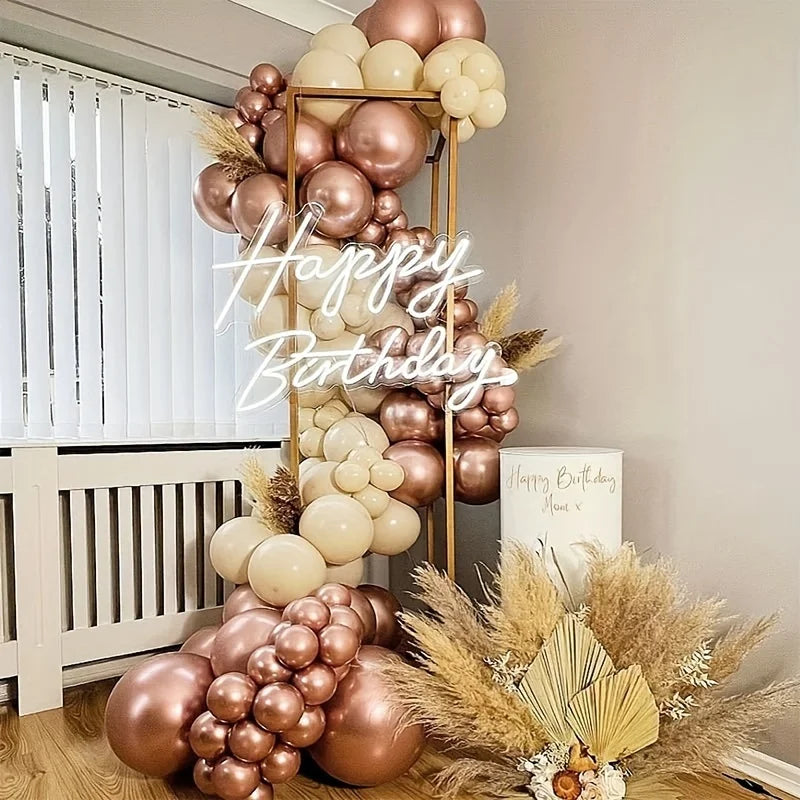 50pc Metal Balloon Wedding Arrangement New House Decoration Birthday Party Holiday Ceremony 10 Inch Latex Balloon Thickening
