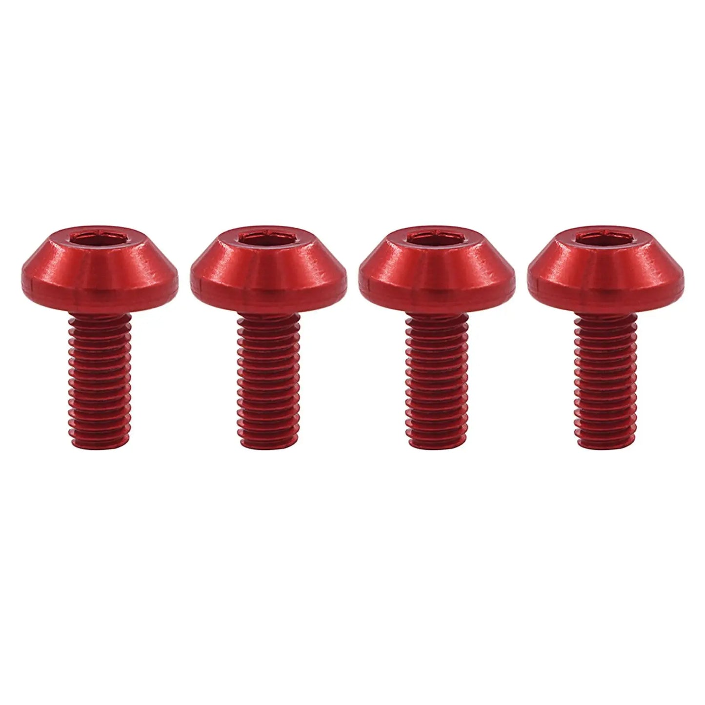 4 Pcs Bicycle Water Bottle Cage Bolt Cycling Accessories Kettle Holder Aluminum M5 Screw Handle Bikes Part for MTB Road Bike