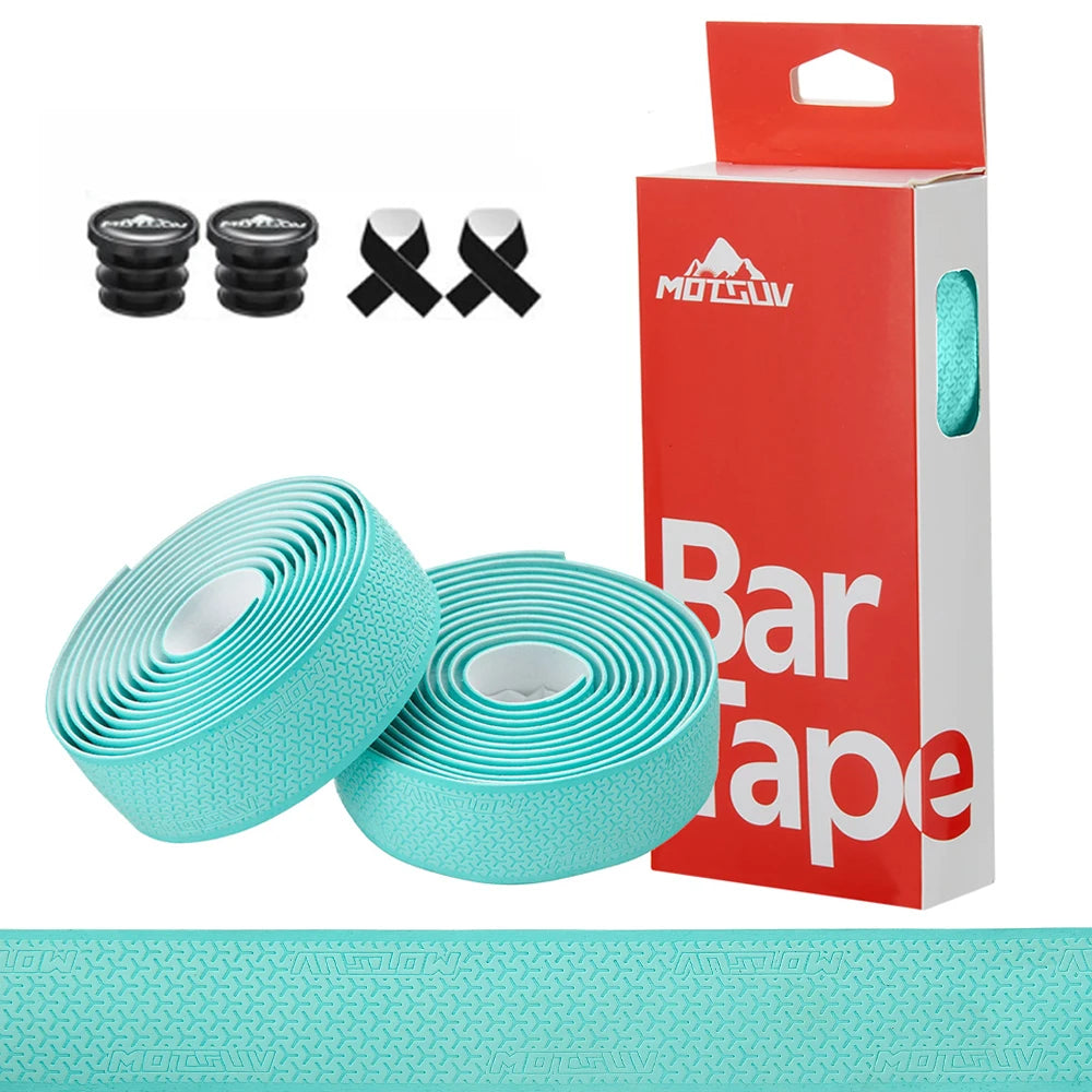 1Pair Road Bike Handlebar Tape Anti Slip Silica Gel Handlebar Tape Shock Absorption Cycling Bar Tape Bicycle Accessories