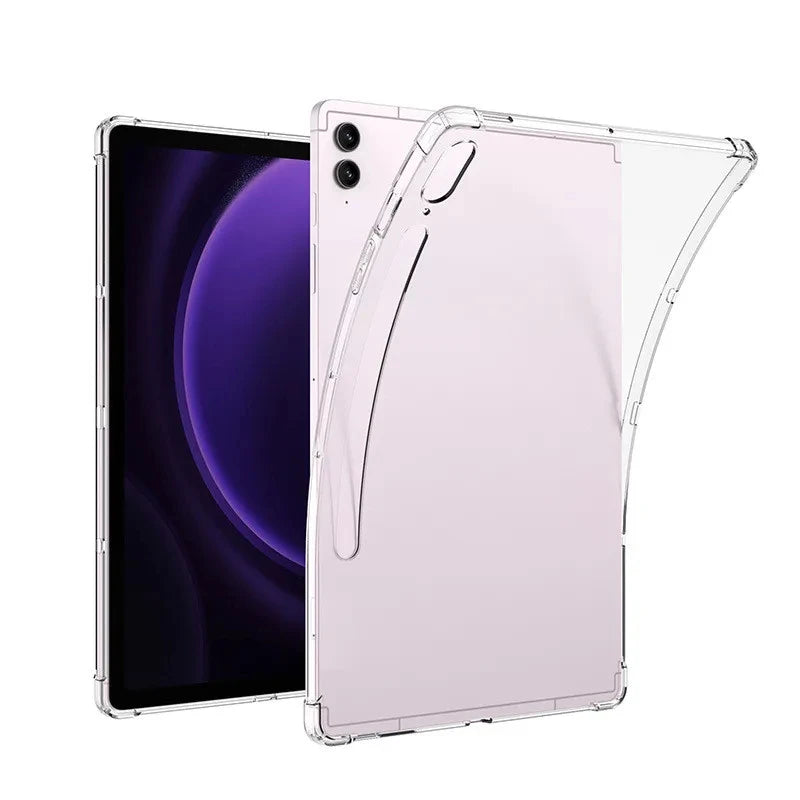 Tablet Cover For Samsung Galaxy Tab S10 Ultra SM-X920 X926B Tab S10+ 5G SM-X826B S10 Plus 12.4 Transparent Clear Soft TPU Case